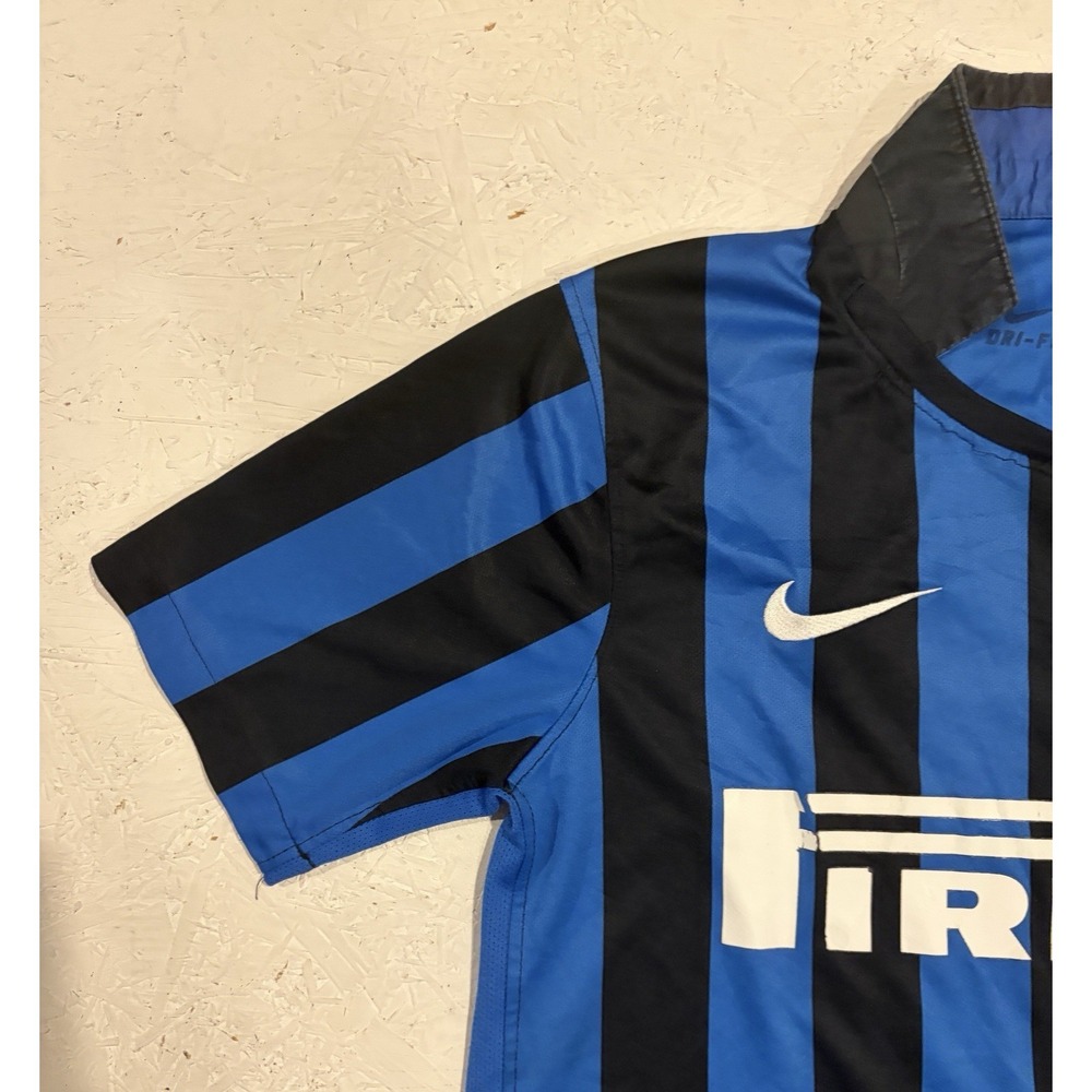 Nike‎ Inter Milan 2015-16 Home Jersey Official Football Kit Size S Blue Striped - Picture 4 of 12